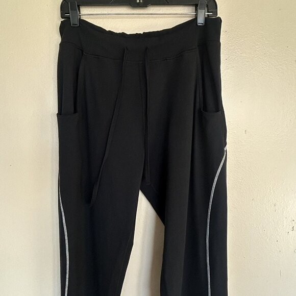Lululemon Athletica Joggers Black Cotton Blend Sweatpants Men's Large Tall 43.5” - Picture 4 of 15
